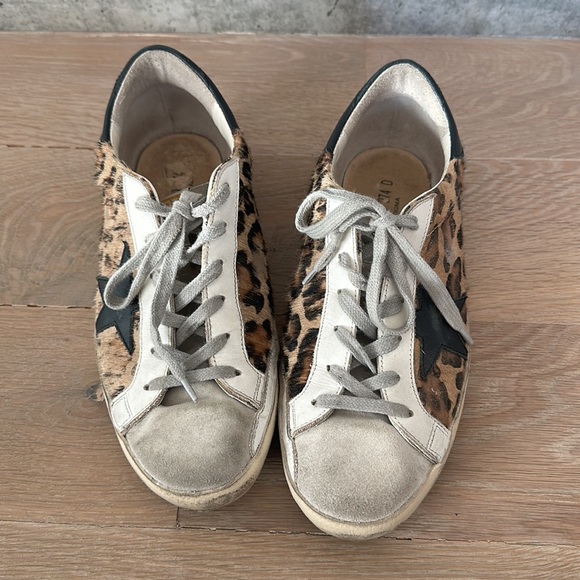 Golden Goose Women's Super-Star in leopard print leather - Picture 2 of 8